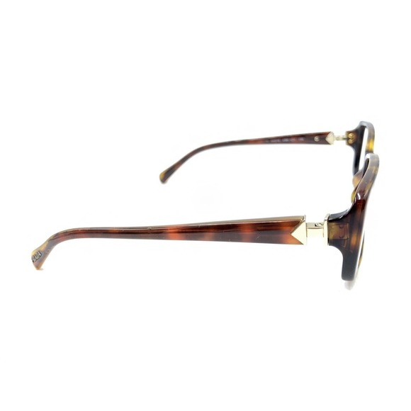 Prada VPR 11N AB6-1O1 Tortoise Brown Gold Eyeglasses Frames 54-16 135 Italy - Picture 4 of 12